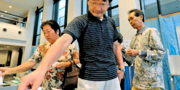 Japonezii au votat pentru schimbare