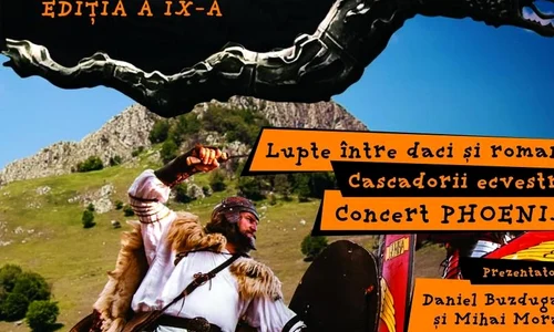Lupte între daci şi romani, întreceri dacice, concert PHOENIX la cel mai important festival dacic din România jpeg