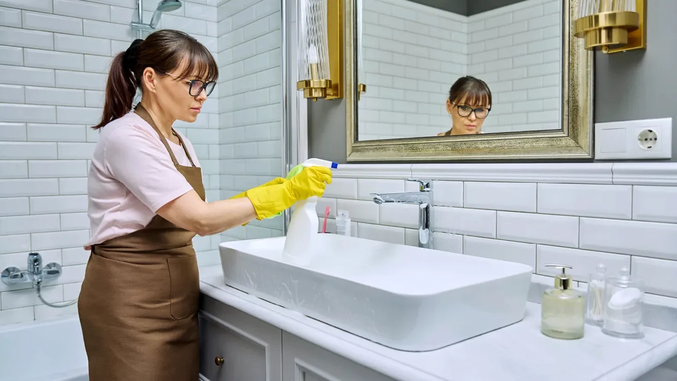 O soluție simplă, făcută acasă, pentru o baie fără mucegai, calcar și murdărie persistentă. 