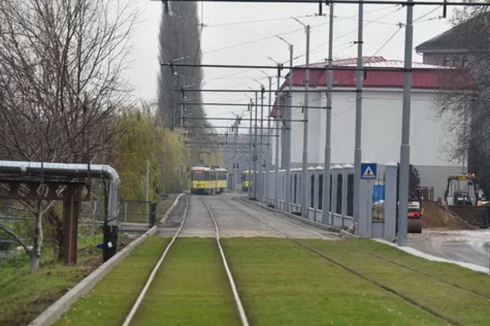 Prima linie de tramvai construită după 1990 în România a fost dată în folosinţă la Oradea