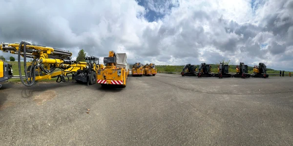 Șantierul autostrăzii cu tuneluri FOTO DRDP Timișoara