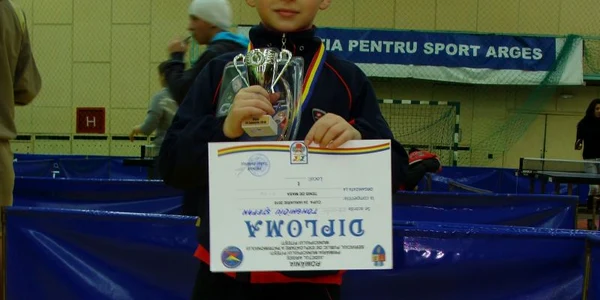 Ştefan Tochioiu, argint viu la masa de tenis