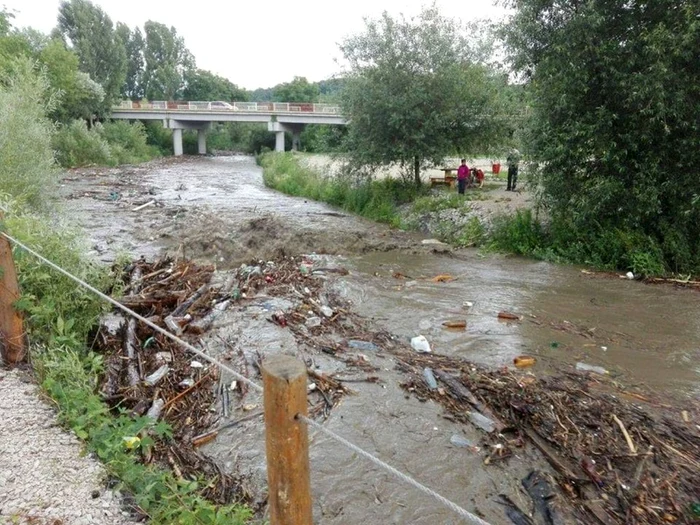 Ploile au distrus mai multe drumuri şi gospodării în Apuseni