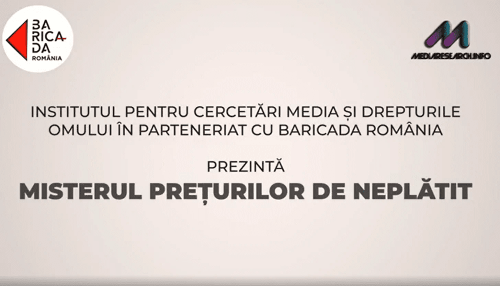 Misterul prețurilor de neplătit - un video foileton cu Andrei Mocearov