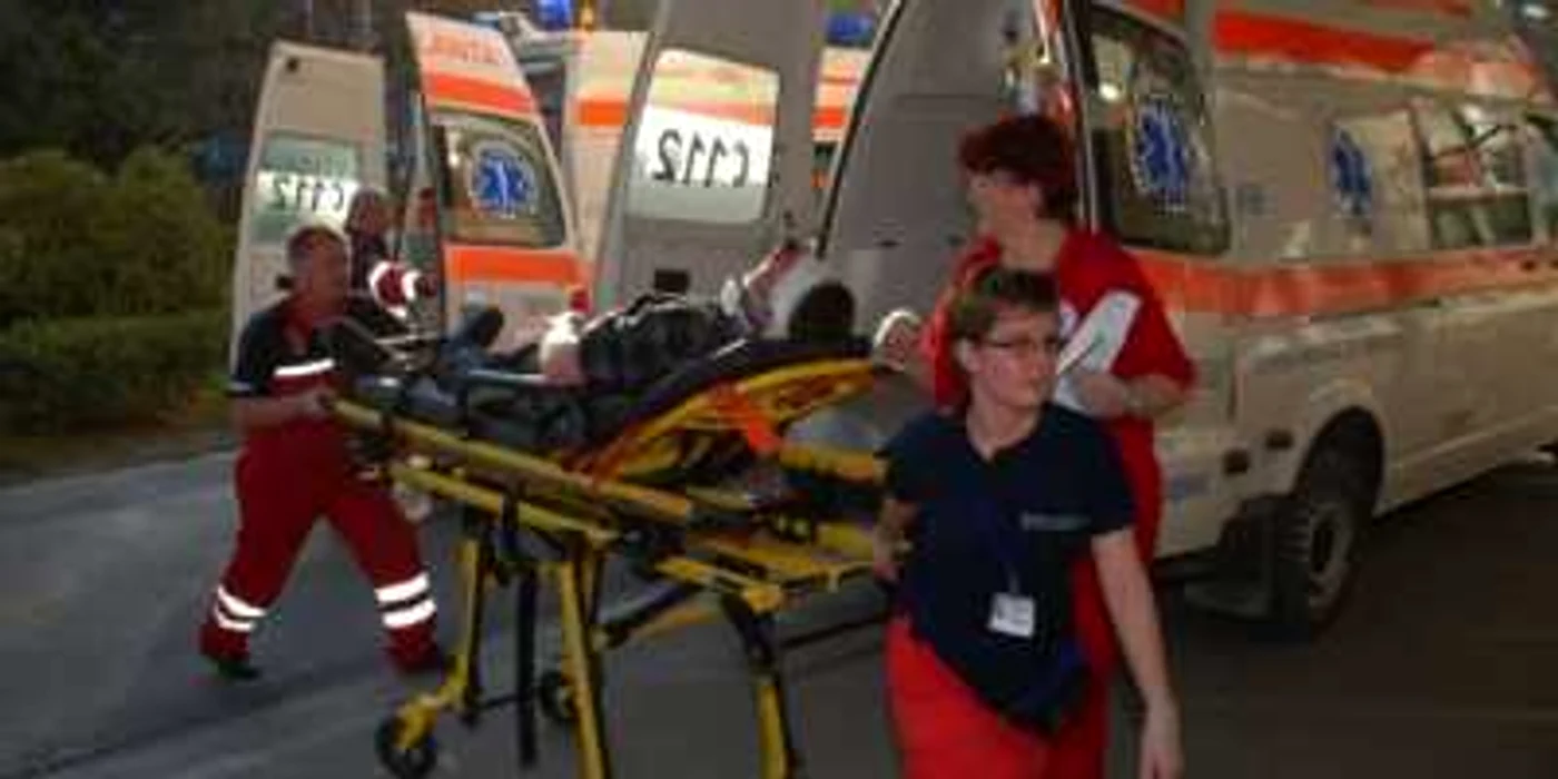 Foto Arhivă/Medicii de pe Ambulanţă au transportat-o pe femeie la Spital 