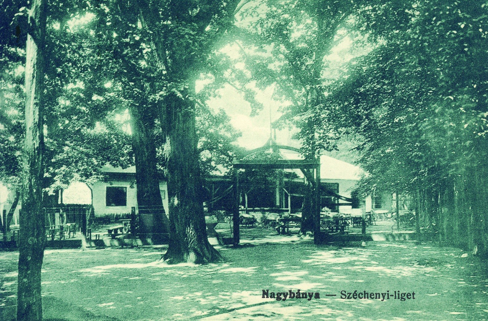 Parcul cel mai mare din Baia Mare acum 100 de ani, când orașul era stațiune turistică.