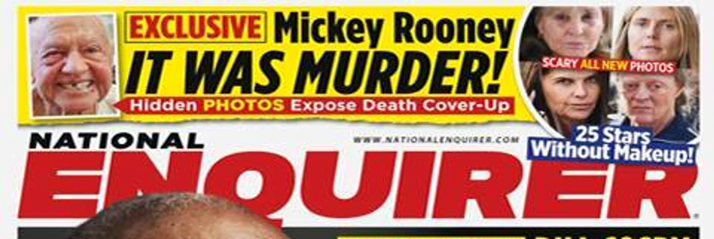 Dezvăluirile au fost făcute de revista americană "National Enquirer"