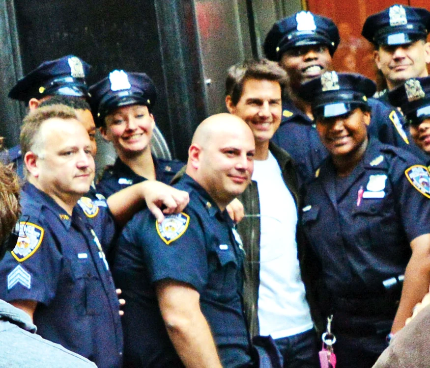 Tom Cruise s-a pus bine cu poliţiştii