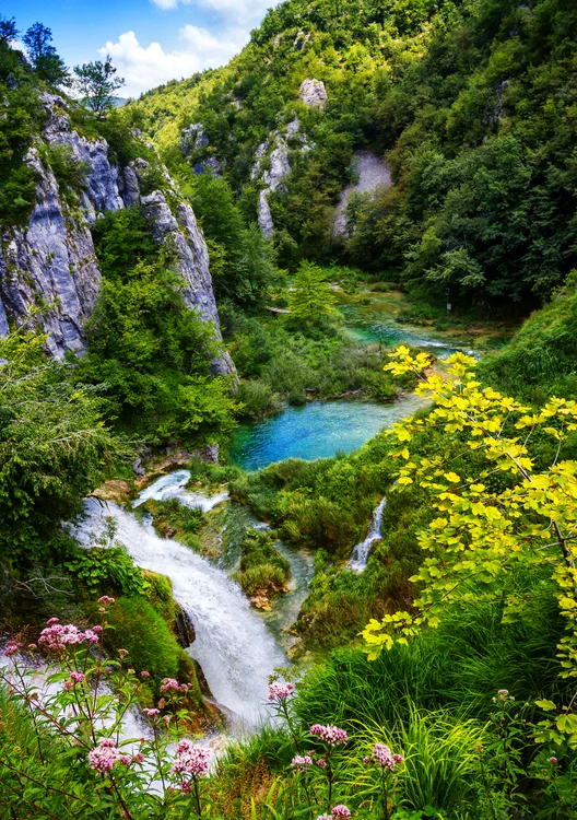 Peisaj din Parcul Național Plitvice Croația FOTO wikipedia