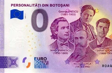 Lansarea bancnotei suvenir de 0 euro „Personalități din Botoșani” (foto: Muzeul Județean Botoșani)