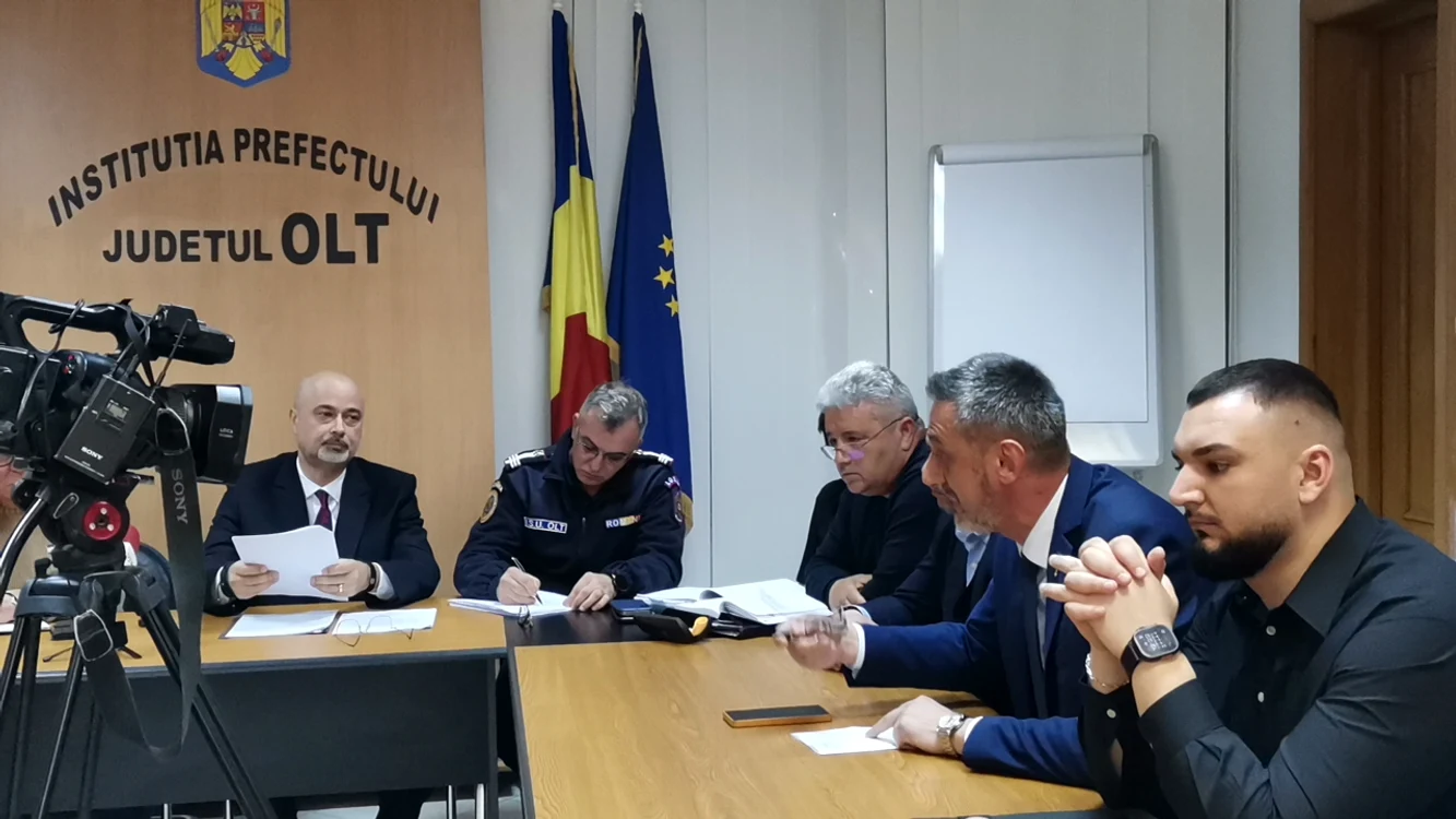 Ședință cu scântei a CJSU Slatina, luni, 16 martie 2026 FOTO: Alina Mitran