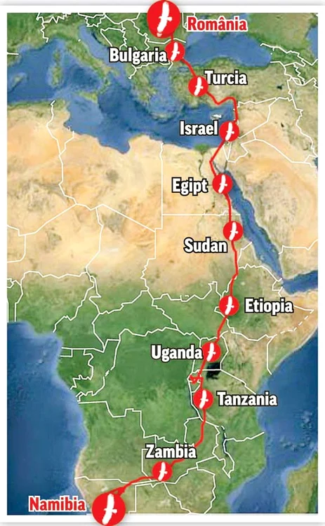 Până acasă,  Arlie va trece  prin 17 ţări