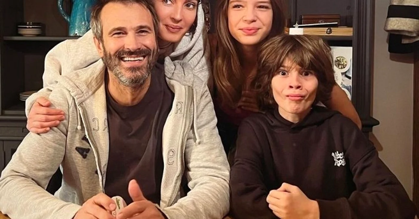 Nicolai Tand și familia lui. Foto: social media
