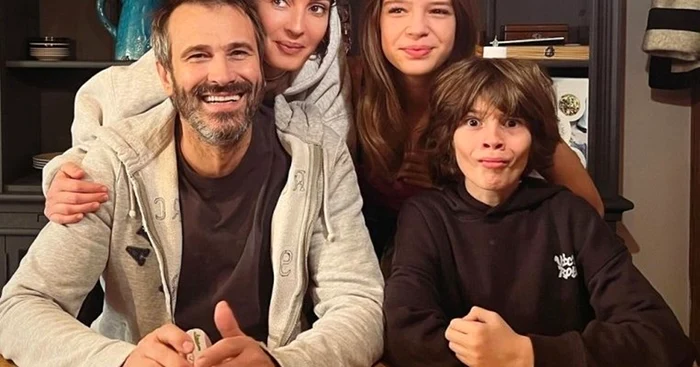 Nicolai Tand și familia lui. Foto: social media