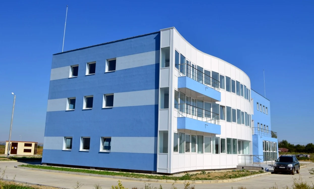 Clădirea administrativă a Parcului Industrial Galați FOTO: C. Crângan