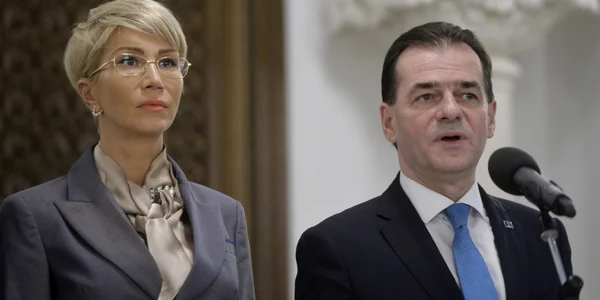 Consultari PNL la Cotroceni - Raluca Turcan -  Ludovic Orban  MEDIAFAX FOTO