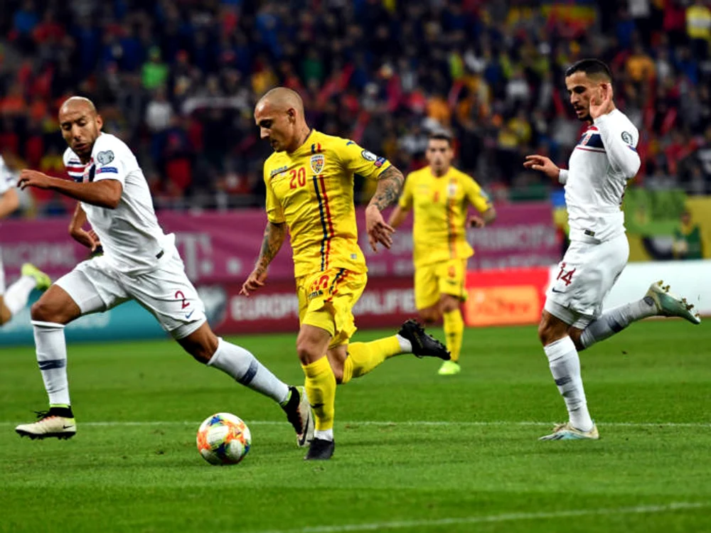 Alex Mitriţă a dat golul României contra Norvegiei