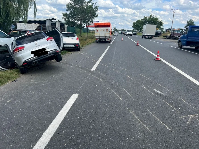 Locul accidentului SURS ISU Buzău