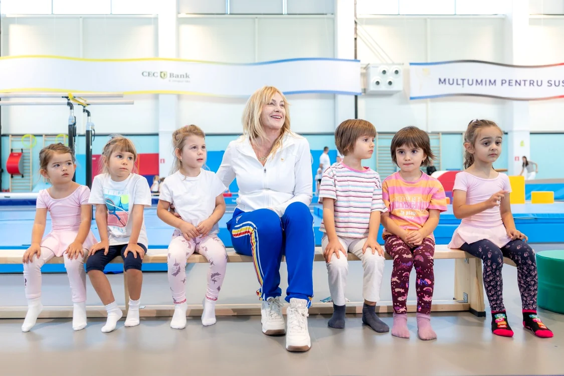 Nadia Comăneci a participat la selecția în gimnastică din Otopeni