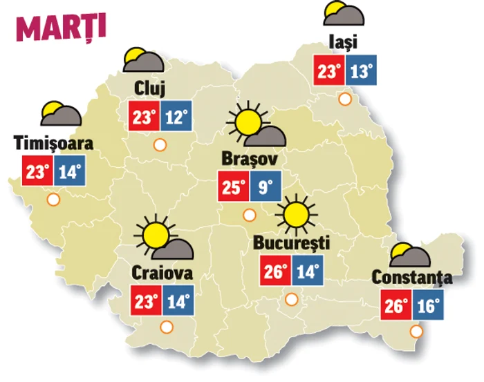 Prognoza meteo 22 septembrie anunţă că vremea va fi frumoasă