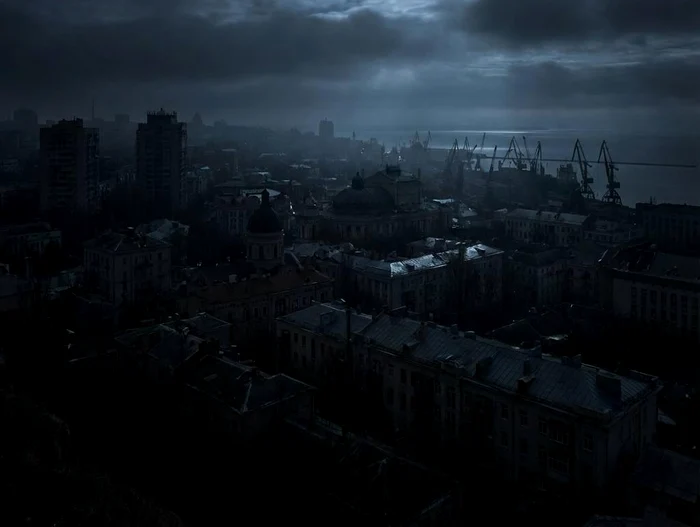 Odesa în beznă după atcatul rușilor/FOTO:X