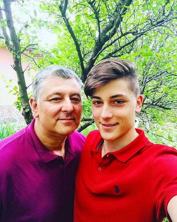 Mihai Dedu și fiul lui, Matei (20 de ani)