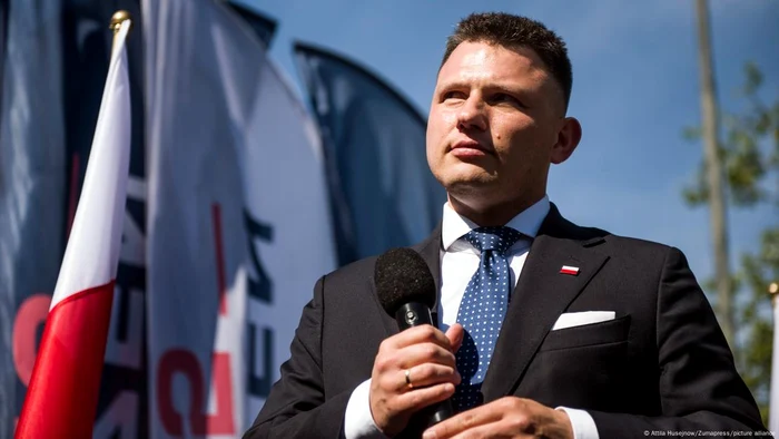 A fost votat mai ales de tineri: candidatul de extremă dreapta Slawomir Mentzen