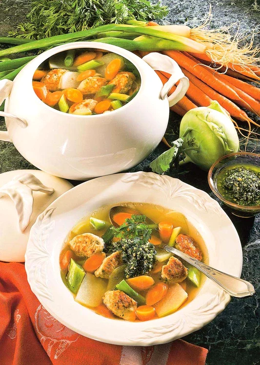 
    Borş cu perişoare perpelite  