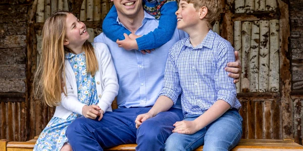 Prințul Louis prințesa Charlotte și prințul George cu tatal lor prințul William de Ziua Tatalui 2023 FOTO Profimedia jpg