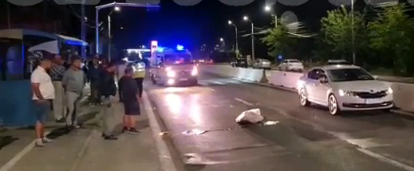 Pietonul accidentat a fost transportat la spital Foto: Arhivă