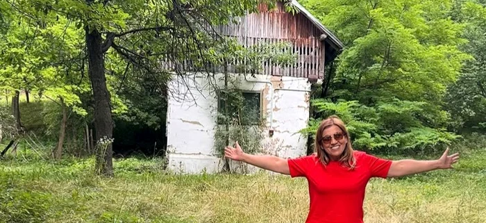 Mirela Retegan își face o căsuță de vacanță în Prahova foto: Instagram