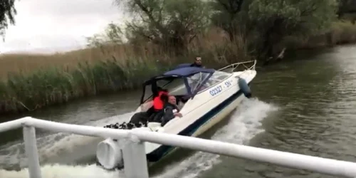 Incident violent în Delta Dunării FOTO Captura video