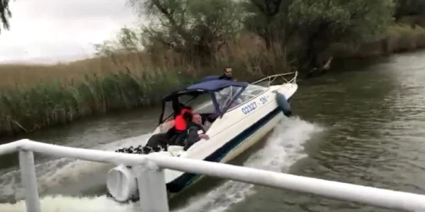 Incident violent în Delta Dunării FOTO Captura video