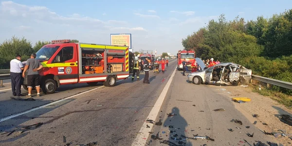 Accident A1 - şapte victime - 18 aug 2022 / FOTO ISU-BIf
