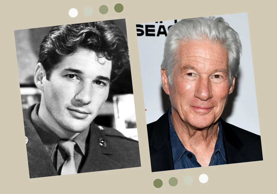 Richard Gere, în tinerete (în stânga) și în prezent (în dreapta) / fotografii: Getty Images.
