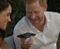 Meghan Markle și Prințul Harry, filmați în grădina din Montecito