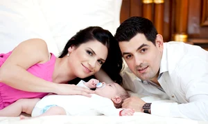 Ellie White și iubitul ei, Doru Tincă, mai au un băiețel, Mihăiță (2 ani și jumptate) jpeg