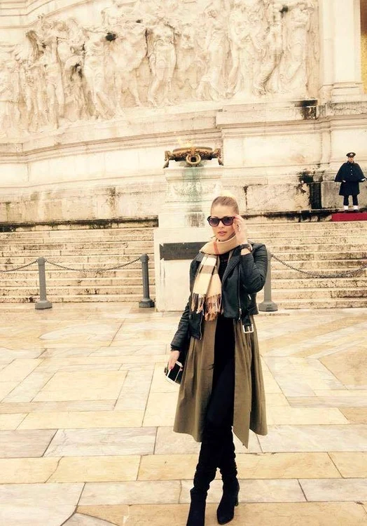 Roxana Nemeş a îmbinat utilul cu plăcutul la Roma