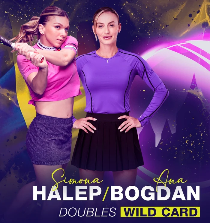 Simona Halep va juca alături de Ana Bogdan la dublu. Foto Facebook Transylvania Open