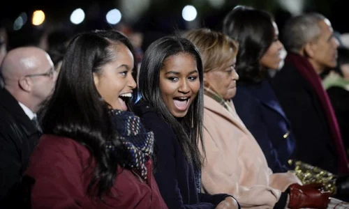 Barack Obama and Family Light the National Christmas Tree jpeg