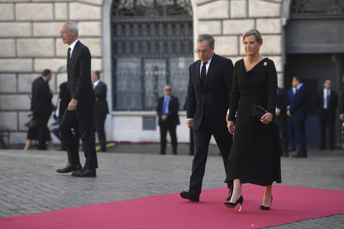 Ducesa Sophie la funeraliile din Italia