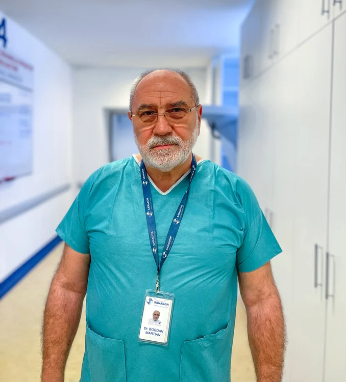 Dr. bogdan Marțian este medic primar Chirurgie generală