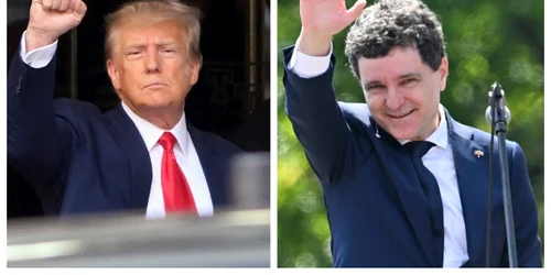 Donald Trump și Nicușor Dan FOTO Profimedia
