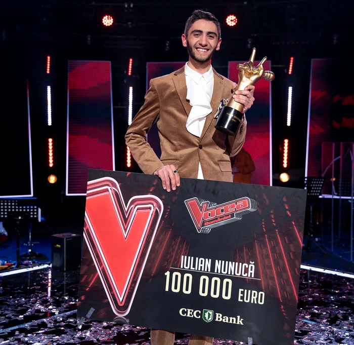 Tânărul artist a spus că vrea să doneze o parte din cei 100.000 € câștigați
