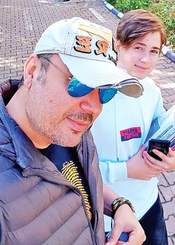 Dan Helciug și fiul său, Luca