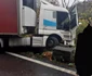 Accident pe Valea Oltului în Brezoi Vâlcea Foto ISU Vâlcea