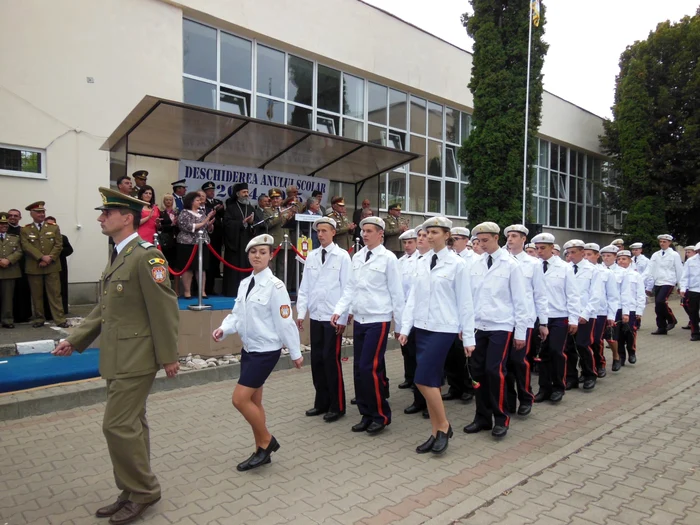 Elevi ai Colegiului Militar Alba Iulia FOTO Arhivă