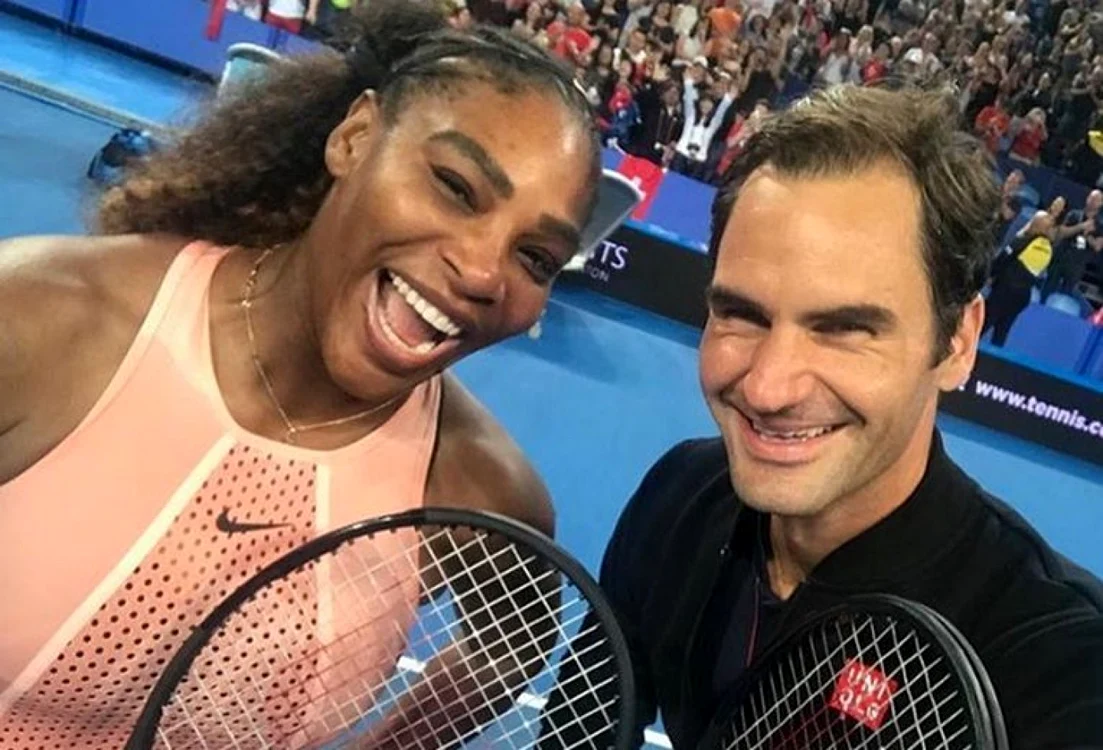 Serena Williams şi Roger Federer