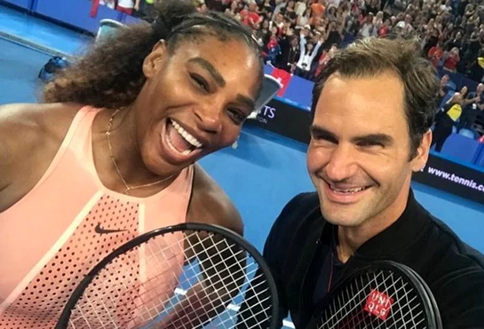 Serena Williams şi Roger Federer