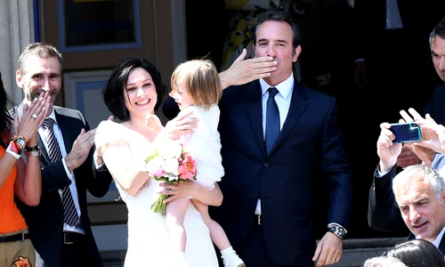 Jean Dujardin Marries Nathalie Pechalat jpeg